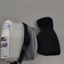 Travel Pillow for Airplanes, Airplane Pillow for Long Flight, Neck Pillow with Eye Mask for Sleeping, Portable Travel Pillow for Car Road Trip Headrest, Stop Bobblehead, Grey