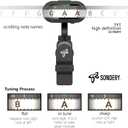 Sondery Guitar Ukulele Tuner Clip On Rechargeable, Easy to Read Simple TFT Screen Extremely Fast and Accurate Tuning, Headstock Chromatic Tuner Pitch 410-460Hz, Perfect for Any Lighting