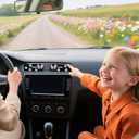 12 pcs flower car vent clips cute car decorations interior air vent clips butterfly accessories para carros pink car accessories for women interior, gift for girlfriend, coworker, family