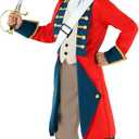 Morph - Revolutionary War Costume Kids - Colonial Costume Boys - British Red Coat Costume - Napoleon Costume Kids (10-12 Years)
