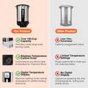 100 Cup Coffee Urn Commercial, 20L Stainless Steel Coffee Percolator with Double Wall Insulation, Fast Brewing (1 Cup/Min), Keep Warm 6H, Upgraded Even-Brew Showerhead & Filter, Hot Water Urn