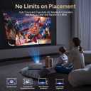 4K Projector with Built-in Apps, 1500ANSI Auto Focus&6D Keystone Dolby Audio Kogata Smart Projector with WiFi 6 Bluetooth Outdoor Movie Proyector for Home Theater HDR10+ UPGRADE
