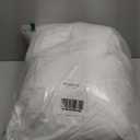 Andency White Comforter Set Queen Size, Lightweight Fluffy Farmhouse White Ruffle Bedding Set, Soft Microfiber All Season Shabby Chic Bed Comforter Set 3 Pieces(1 Ruffle Comforter 2 Pillowcases) (Queen(90"x90"))