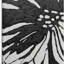 Hand-painted Black Texture Abstract Art Oil Painting Office Corridor Living Room Wall Decorative Art Room Aesthetic Poster Print Art Wall Painting Canvas Posters Modern Bedroom Decor 08x12inch(20x30cm (Frame-style)