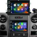 Radio Upgrade for Ford F150 2004-2008, F250 2006-2016, Ford E150/E250/E350 2009-2014, Expedition 2007-2014, Explorer Escape 7inch Touchscreen Car Stereo Carplay Andriod Auto Backup Camera GPS 5G WiFi