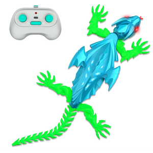 TWFRIC Wall Climbing Gecko Lizard, Robot Geckos Lizards Rechargeable Remote Control Car Toy RC Cars Toys for Kids RC Crawler for Boys & Girls Ages 6 & Up Halloween Christmas Birthday Gifts (Grey)