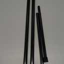 2 Pack Spring Tension Curtain Rod for Windows 26 to 39 inch Black Small Tension Rod Adjustable Spring Curtain Rods No Drilling Short Tension Rod for Kitchen, Closet, Bathroom, Bookshelf