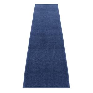 Dark Blue Event Carpet Aisle Runner - Quality Plush Pile Rug with Backing, Binding in Various Sizes (58 X 23 , Dark Blue)