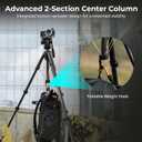 SmallRig 71"/ 180cm Aluminum Camera Travel Tripod AP-21