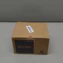 SCHLAGE F51A GEO 622 BRK Georgian Knob with Brookshire Trim Keyed Entry Lock, Matte Black