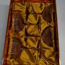 Venus Seashell Coupe Cocktail Glasses | Set of 4 | 8 oz Crystal Ribbed Champagne Saucers for Drinking P-Star and Espresso Martini, Margarita, Daiquiri, Cosmopolitan, Gimlet | Elegant Gift Glassware