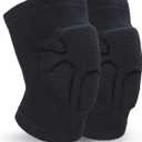 Volleyball Knee Pads for Dancers, Soft Breathable Knee Pads for Men Women Kids Knees Protective, Knee Brace for Volleyball Football Dance Yoga Tennis Running Cycling Workout Climbing (Small, Style B-Black)