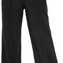 AUTOMET Womens Wide Leg Sweatpants Baggy Lounge Travel Pants Fall Fashion Outfits 2025 Winter Clothes Joggers (Small, Black)