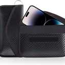 Faraday Pouch for Car Keys, Faraday Bag, Car RFID Signal Blocking Holder, Key Fob Protector, Key fob cage Block Signal Anti-Theft Fob Case (2 Pack) (Large Size ( 4.13*8.26 inches))