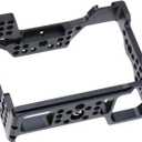 CNC Aluminum DSLR Camera Cage Extension Frame Cold Shoe for Sony A9 A7RIII A7III A7M3