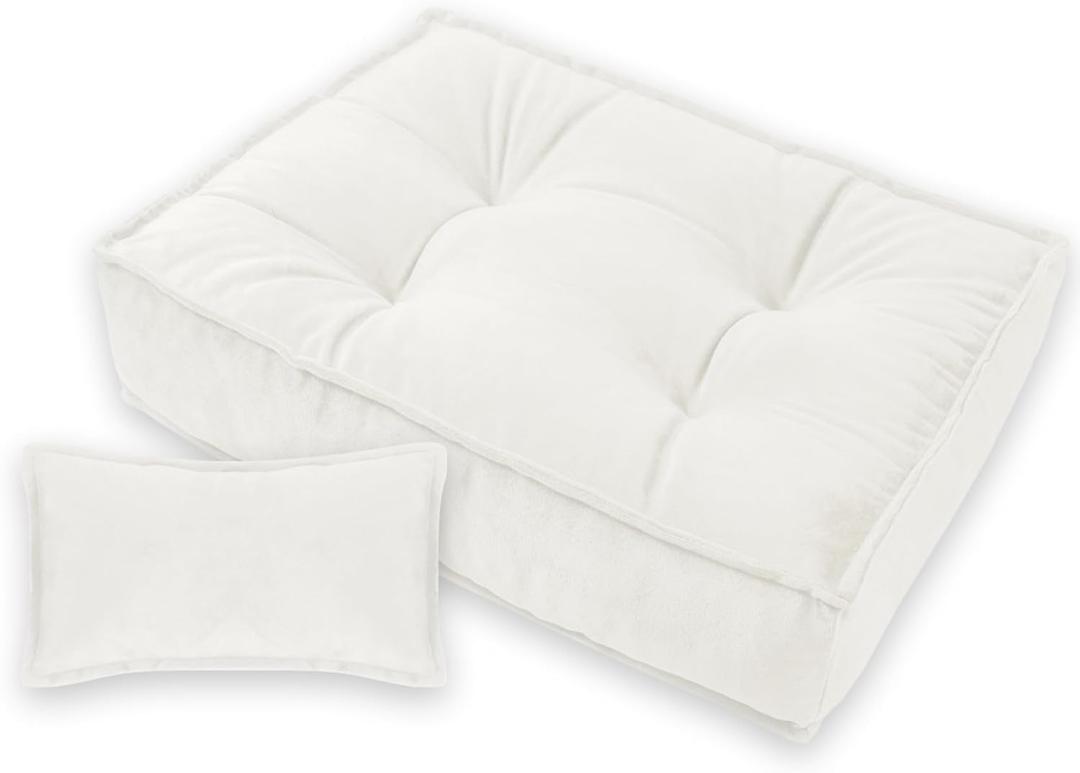 IGMaryBox Baby Photoshoot Props Mini Mattress Newborn Photography Props Baby Bedding Cushion Newborn Posing Pillow Infant Mattress Prop Photography