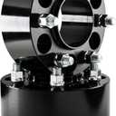 Customadeonly 75mm (3 Inch) 6x135 Hubcentric Black Wheel Spacers (with Lip) Compatible for Ford F-150 Expedition 2004-2014, Mark LT 2006-2008, Navigator 2003-2014 (2pcs 87.1mm M14x2.0)