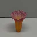 MIXDOM Lily Flower Blown Glass Lampshade, Tiffany Style Tulip Replacement for Table & Floor Lamps - Opening I.D. 1.06 Inch by O.D. 1.57 Inch