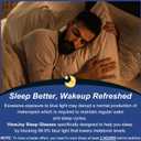 ViewJoy Sleep Glasses 99.9% Blue Light Glasses Dual AR Coatings Amber Orange Lens for Computer Gaming Reduce Eyestrain