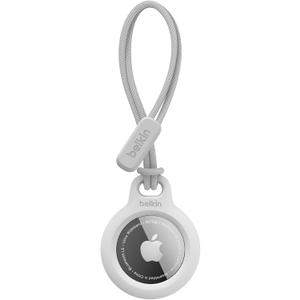 Belkin Apple Airtag Secure Holder With Strap - Apple Air Tag Keychain - Airtag Holder With Strap For Key Ring - Airtag Keychain Accessories - Scratch Resistant Airtag Case With Raised Edges - White (Single) Belkin Apple Airtag Secure Holder With Strap - Apple Air Tag Keychain - Airtag Holder With Strap For Key Ring - Airtag Keychain Accessories - Scratch Resistant Airtag Case With Raised Edges - White (Single)