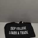 Skip College Learn A Trade Shirt T-Shirt (Black, XXL)