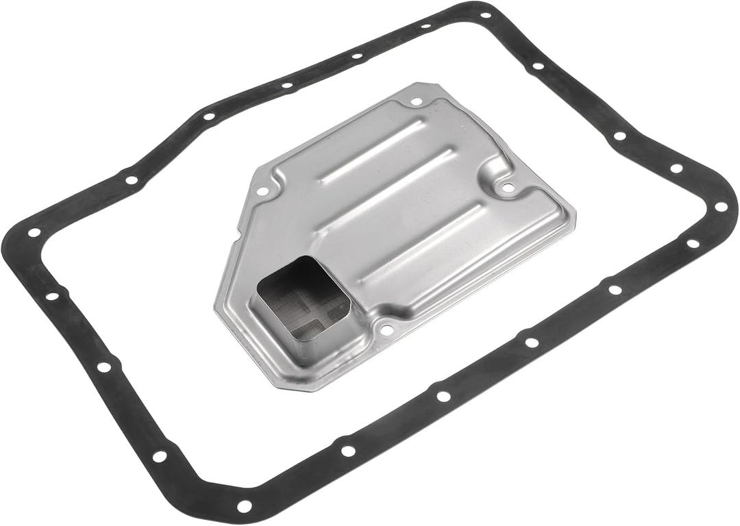 ACROPIX AW450-43LE Automatic Transmission Filter Kit CVT Oil Cooler Filter Oil Pan Gasket Kit Fit for Isuzu NPR 1998-2006 No.8972020670 - Pack of 2