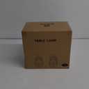 LEDIARY 18.72" LED Vintage Lantern Flickering Flame Table Lamps for Bedrooms Set of 2, Small Farmhouse Rustic Vintage End Table Lamps, Halloween Decorative Lantern Bedside Lamps for Living Room (Bronze Brown)