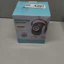 Joyfuture Automatic Bubble Machine, Black Bubbles Blower for Kids, Toddlers - 360 Rotation, 75 Adjustment, with LED Light - Gifts for Boys, Girls, Outdoor, Birthday, Party