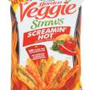 Sensible Portions Garden Veggie Straws Screamin' Hot Vegetable & Potato Snack, 4.25 Oz, Best By 30 MAR 26