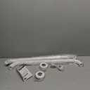 2 Pack 24 Inch Oil Rubbed White Shower Grab Bars w/Anti-Slip knurled Grip, iMomwee Stainless Steel Wall Mount Bathroom Safety Balance Handrail, Handicap Elderly Senior Assist Textured Grab Bar Handle