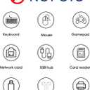 3 x TechMatte Lightning to USB C Type C Adapter Cable, Not for Headphones/OTG, 1.8-2.2A 15W Fast Charging Data Sync, for iPhone 16 iPhone 15 Series iPad iPod AirPods, w Anti-Lost Holder