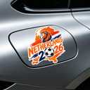 3 x Netherlands World Cup Car Decal, Vinyl Waterproof Soccer Stickers, for Car, Window, Laptops (Netherlands)