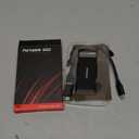 Vansuny 500GB Portable External SSD, USB 3.1 Gen2 450MB/s HighSpeed Data Transfer, Metal USB C Mini Portable External Solid State Drive for PC, Laptop, Phones and More