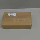 12 Pack 8" W x 2" H Acrylic Office Name Plates Name Labels for Desks, Horizontal Slant Back Clear Desk Sign Holder for Table Display