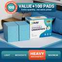 AAY Bed Pads Disposable 30" x 36" (100 Count), Extra Large Super Absorbency Disposable Underpads for Incontinence, Premium Leakproof Protective Chucks Pee Pads for Adult, Kids, Puppy Training