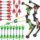 Zing HyperStrike Dominator Bow Battle Pack - 2 Dominator Bows, 20 Zonic Whistle Arrows, 2 Sets of Bungee Replacements, 2 Shoulder Straps and 4 Arrow Holders - Long Range Outdoor Play, Ages 14 and Up