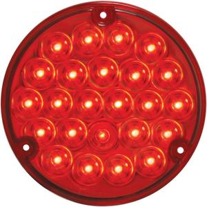 GG Grand General 76152 Red 4" 24-LED Stop/Turn/Tail Load Light, 2 Pack