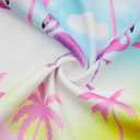 Girls Summer Sundress Adjustable Strap Cami Dress Spaghetti Strap Dresses Size 4-13 (8-9 Years, A3 Flamingo 01)