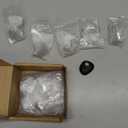 Malimali 10 Pack Matte Black Pebble Cabinet Knobs for Dresser Drawers, Cabinet Hardware Knobs for Kitchen Bathroom Cabinets Cupboard Pulls