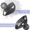 Mirror Cover Caps Fits for Infiniti Q50 Q50S Q60 Q70 QX30 2014-2022 Carbon Fiber Style Side Door Wing Mirror Cap Covers ABS Replacement Type 1 Pair