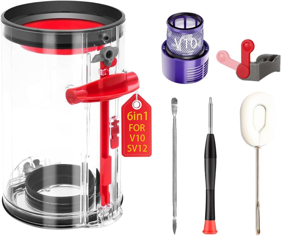 Dust Bin Replacement Part Compatible with Dyson V10 SV12 Series,dyson v10 filter parts