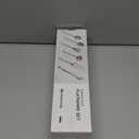 KINGSTONE Large Hostess Serving Utensils Set, 18/10 Stainless Steel Heavy Duty 10-inch Serving Utensils, Slotted Spoons, Forks, Tongs, Cake Pie Server for Buffet, Wedding, Party (Silver)