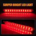 Third 3rd Brake Light LED for 2007 2008 2009 Chevy Equinox, High Mount Rear Brake Lights Assembly for 07 08 09 Pontiac Torrent, Waterproof Center Cab Lamp Stop Light (Red)