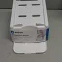 iDesign Laundry Detergent Holder Stand - Liquid Detergent Organizer for Laundry Room - White