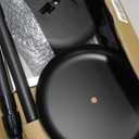 GUOHONG Heavy Duty Sign Stand Adjustable 8.5 x 11 Inch Sign Holder Aluminum Snap Open Frame Floor Poster Stand Vertical Horizontal Black