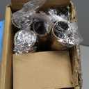 Modern Gold Curtain Rods for Windows 48 to 84 Inch, 1" Diameter Adjustable Heavy Duty Window Curtain Pole with Matte Gold End Cap Finials, Decorative Drapery Rods for Living Room, Bedroom (1 Pack))