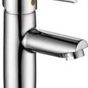 Delta Faucet Modern Single Hole Bathroom Faucet, Single Handle Bathroom Faucet Chrome, Bathroom Sink Faucet, Drain Assembly, Chrome 559LF-PP
