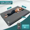 Double Self-Inflating Sleeping Pad with Built-in Electric Pump, 3.15" Ultra-Thick Memory Foam, Camping Mattress for 2 Person, R-Value 9.5