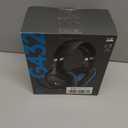 Logitech G432 Wired Gaming Headset, 7.1 Surround Sound, DTS Headphone:X 2.0, Flip-to-Mute Mic, PC (Leatherette) Black/Blue