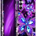 Miqala for Galaxy A15 5G Case,Glow in The Dark Three Layer Heavy Duty Shockproof Full Protection Hard Plastic Bumper+Soft Silicone Protective Case for Samsung Galaxy A15 5G 6.5 inch,Dark